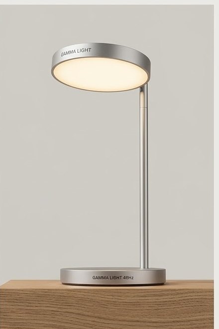 Gamma Light lamp emitting soft warm light